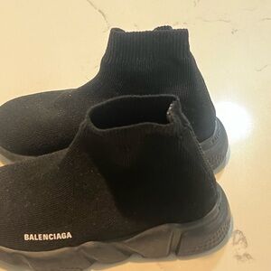 Balenciaga Kids Black Sock Sneakers